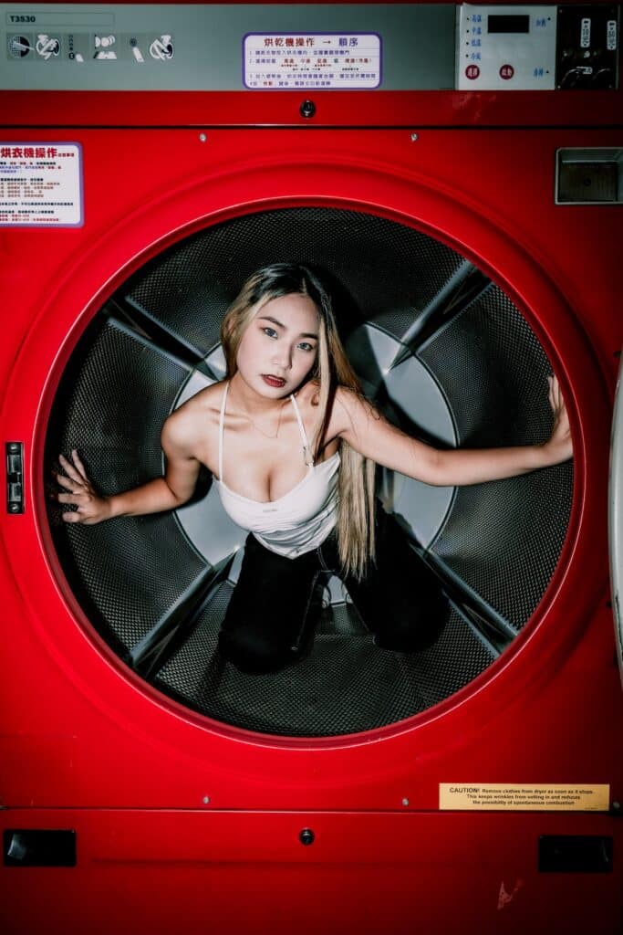Girl in a Washing Machine